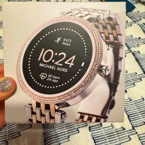 Michael Kors Stainless Steel Smart Watch Rose Gold Silver Gen 5